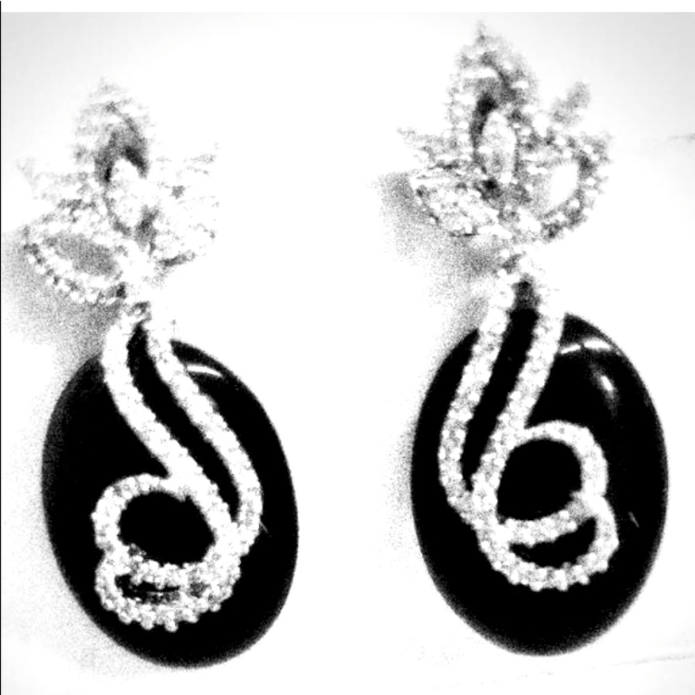 NWT Black Onyx Stud Earrings